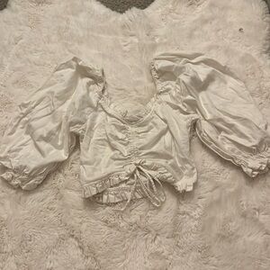 Cute white top in size small